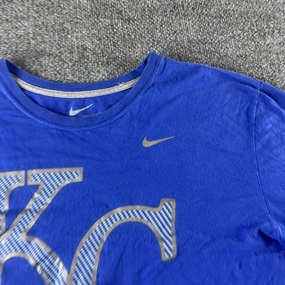 Kansas City Royals Shirt Mens 2XL Blue MLB Baseball Nike KC Graphic T-Shirt Tee